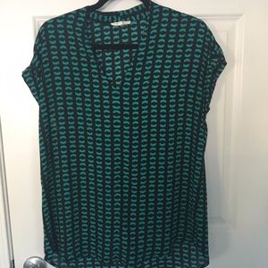 Pleione graphic blouse Size S